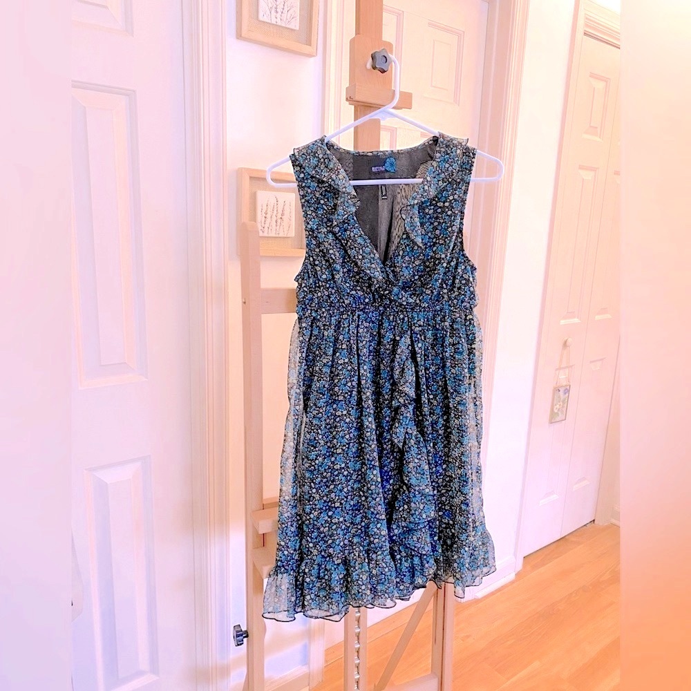 Whimsical Floral Ruffle Dress by Buffalo David Bitton